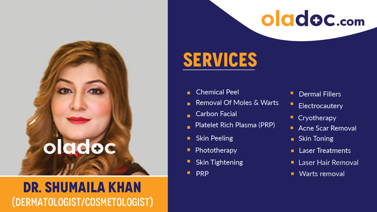 Services provided by  Dr. Shumaila Khan